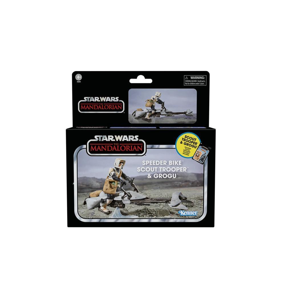 Star Wars The Vintage Collection Speeder Bike, Scout Trooper & Grogu Vehicle & Action Figures (3.75”) product thumbnail 1