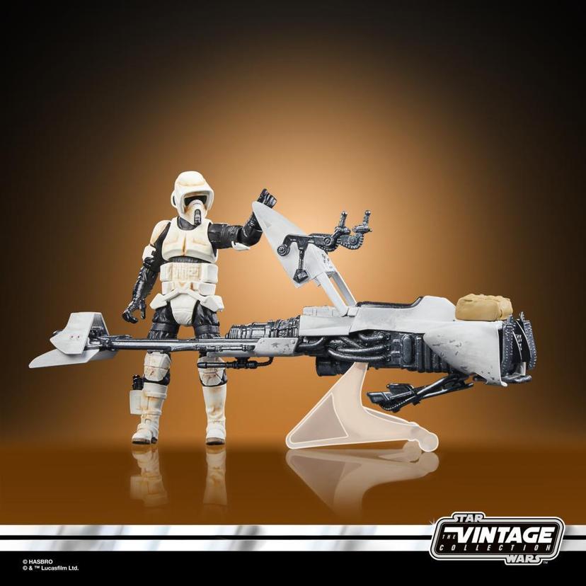 Star Wars The Vintage Collection Speeder Bike, Scout Trooper & Grogu Vehicle & Action Figures (3.75”) product image 1