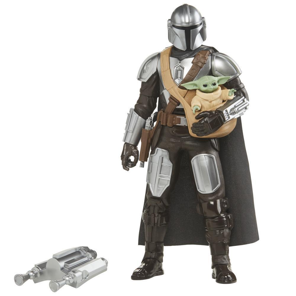 Star Wars Galactic Action The Mandalorian & Grogu Interactive Electronic 12-Inch-Scale Figures, Toys Kids Ages 4 and Up product image 1