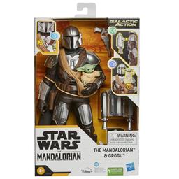 Star Wars Galactic Action The Mandalorian & Grogu Interactive Electronic 12-Inch-Scale Figures, Toys Kids Ages 4 and Up product thumbnail 1