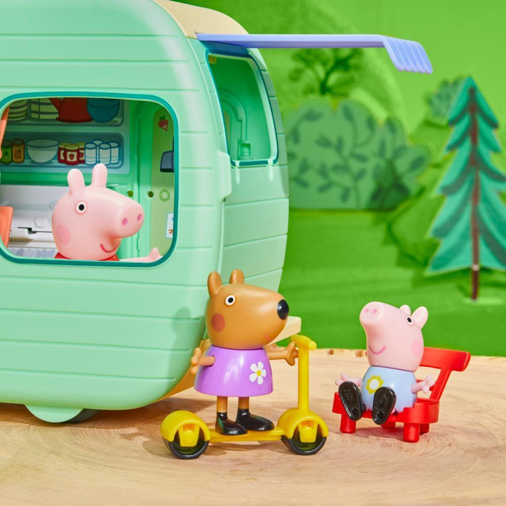 Peppa Pig Toys Peppa's Caravan Playset with 3 Figures, Preschool Toys for Ages 3+ product thumbnail 1