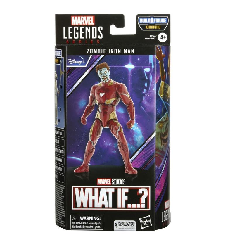 Marvel Legends Series MCU Disney Plus What If Zombie Iron Man Marvel Action  Figure, 4 Accessories - Marvel