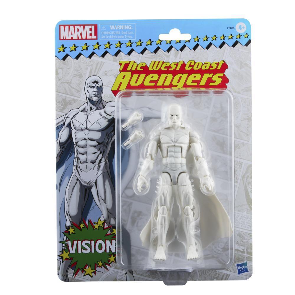 Marvel Legends Series Vision 6-inch Retro Action Figure Toy, 2 Accessories product thumbnail 1