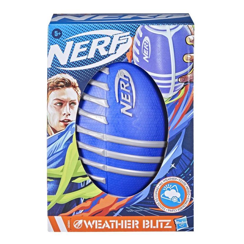 Nerf Weather Blitz Espuma Football for All-Weather Play - Easy-to-Hold  Grips - Ótimo para Jogos Internos e Ao Ar Livre - Prata em Promoção na  Americanas
