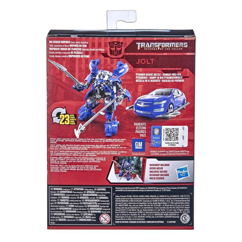 Transformers Toys Studio Series 75 Deluxe Class Transformers: Revenge of the Fallen Jolt Figure, Ages 8 and Up, 4.5-inch product image 1