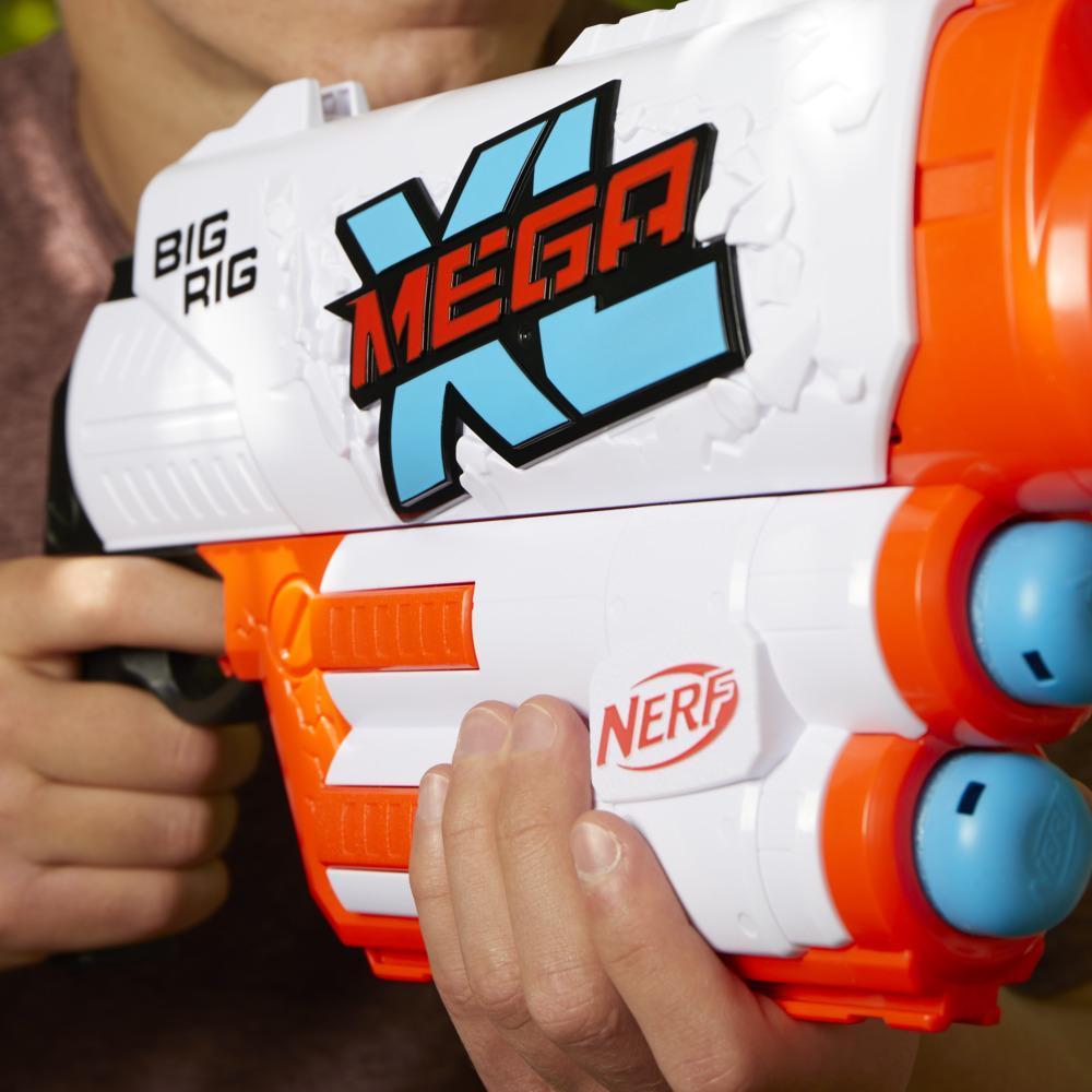 Nerf Mega XL Big Rig Blaster, Largest Nerf Mega Darts Ever, 3 Nerf Mega XL Whistler Darts, XL Dart Blasting, Dart Storage product thumbnail 1