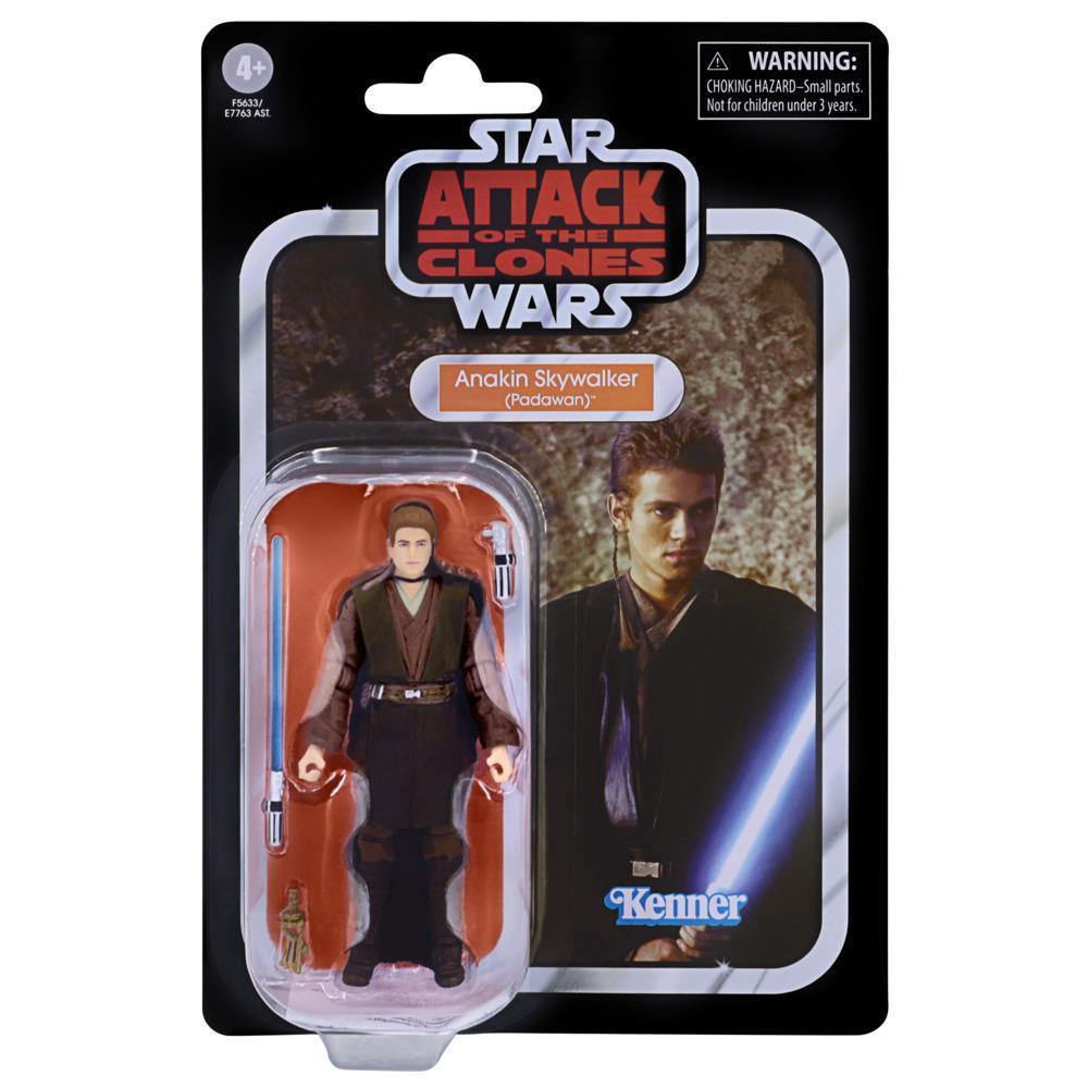 Star Wars The Vintage Collection Anakin Skywalker (Padawan) Toy, 3.75-Inch-Scale Star Wars: Attack of the Clones Figure product thumbnail 1