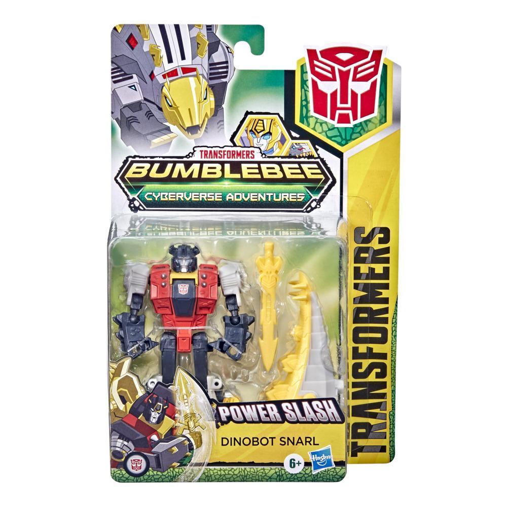 Transformers Bumblebee Cyberverse Adventures Dinobots Unite Action Attackers Warrior Dinobot Snarl Figure, 5.4-inch product thumbnail 1