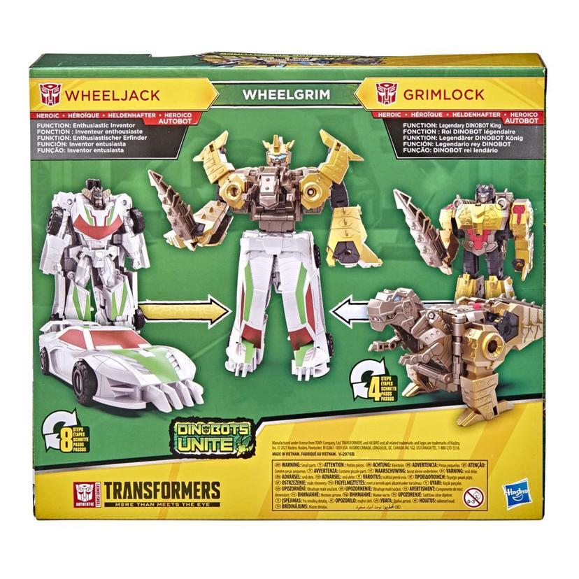 Transformers Bumblebee Cyberverse Adventures Dinobots Unite Dino Combiners Wheelgrim Figures, Ages 6 and Up, 4.5-inch product image 1
