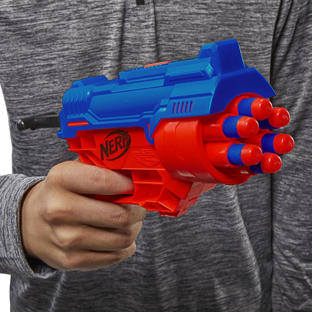 Nerf Alpha Strike Boa RC-6 Blaster with 6-Dart Rotating Drum -- Fire 6 Darts in a Row -- Includes 6 Nerf Elite Darts product thumbnail 1
