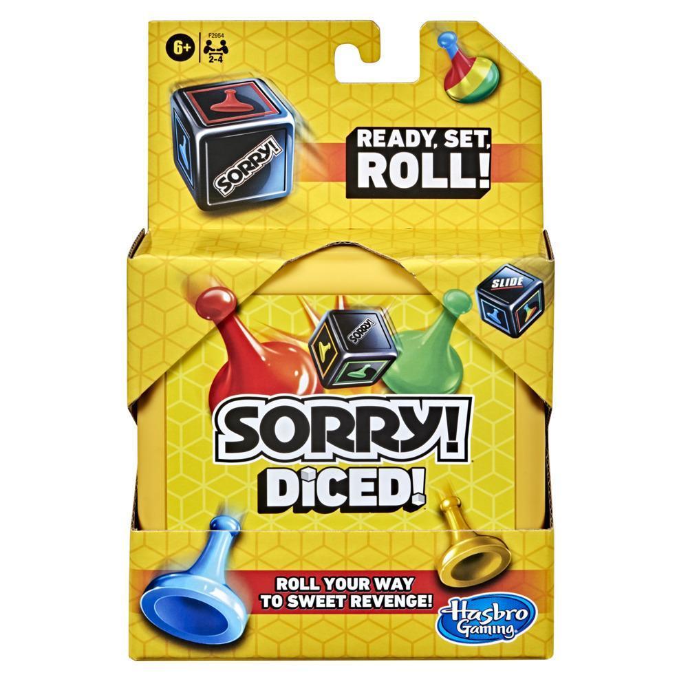 Sorry! Diced Game, Easy to Learn Game, Quick Game, Portable Travel Game, Fast Game for Kids Ages 6 and Up product thumbnail 1