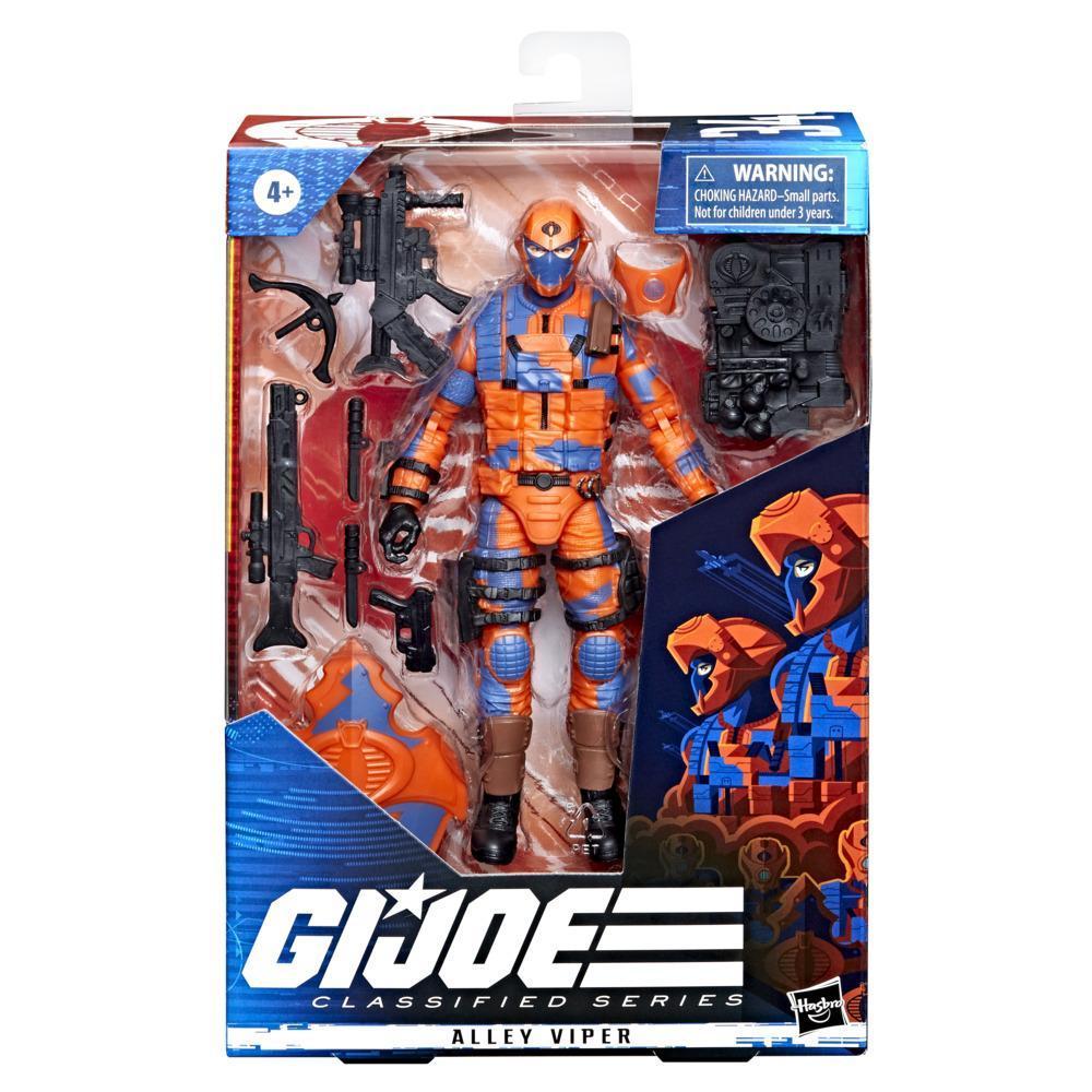 G.I. Joe Classified Series Series Alley Viper Action Figure 34 Collectible Toy, Multiple Accessories, Custom Package Art product thumbnail 1