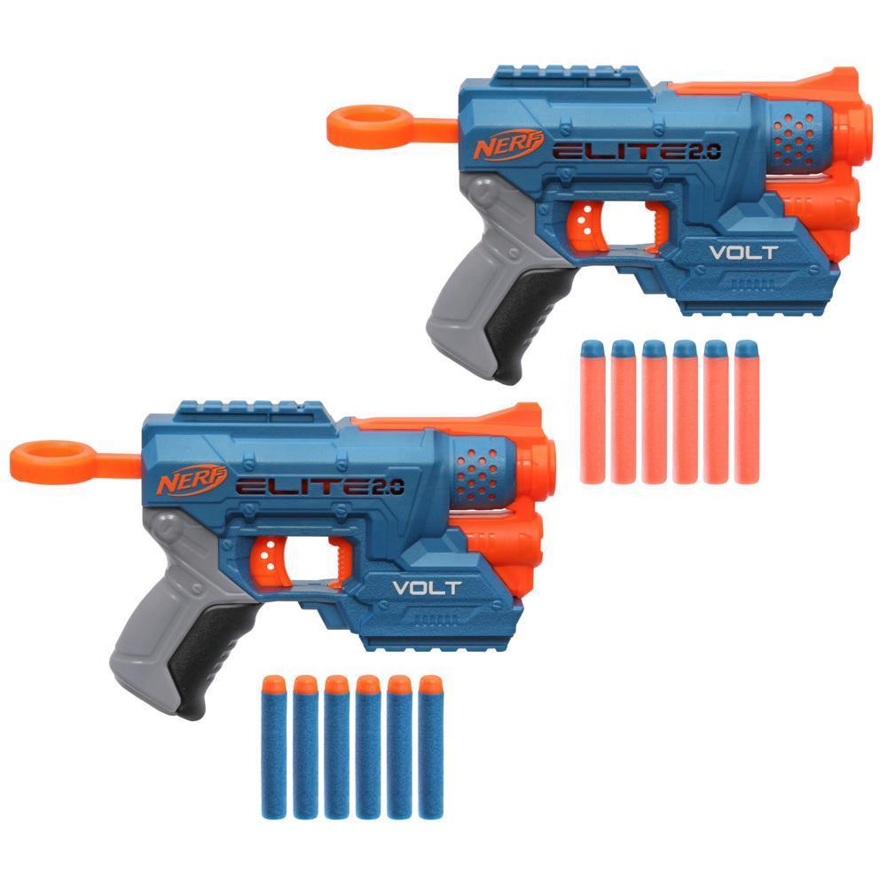 Nerf Elite 2.0 Volt SD-1 Blaster 2-Pack Includes 2 Blasters and 12 Nerf Elite Darts, Light Beam Targeting, Dart Storage product thumbnail 1