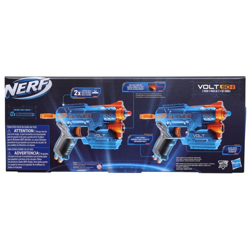 Nerf Elite 2.0 Volt SD-1 Blaster 2-Pack Includes 2 Blasters and 12 Nerf Elite Darts, Light Beam Targeting, Dart Storage product image 1