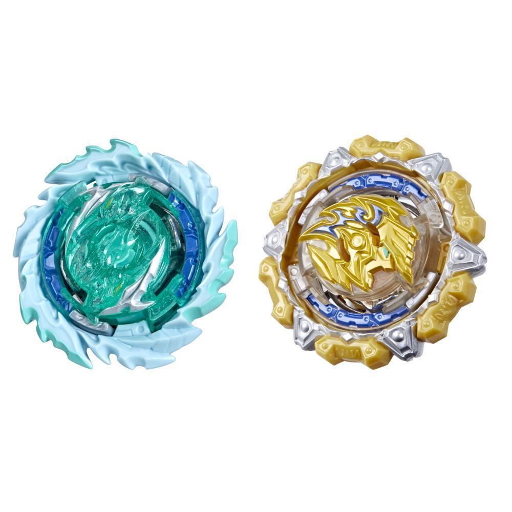 Beyblade Burst QuadDrive Magma Roktavor R7 and Gilded Balderov B7 Spinning Top Dual Pack -- Battling Game Top Toy product thumbnail 1