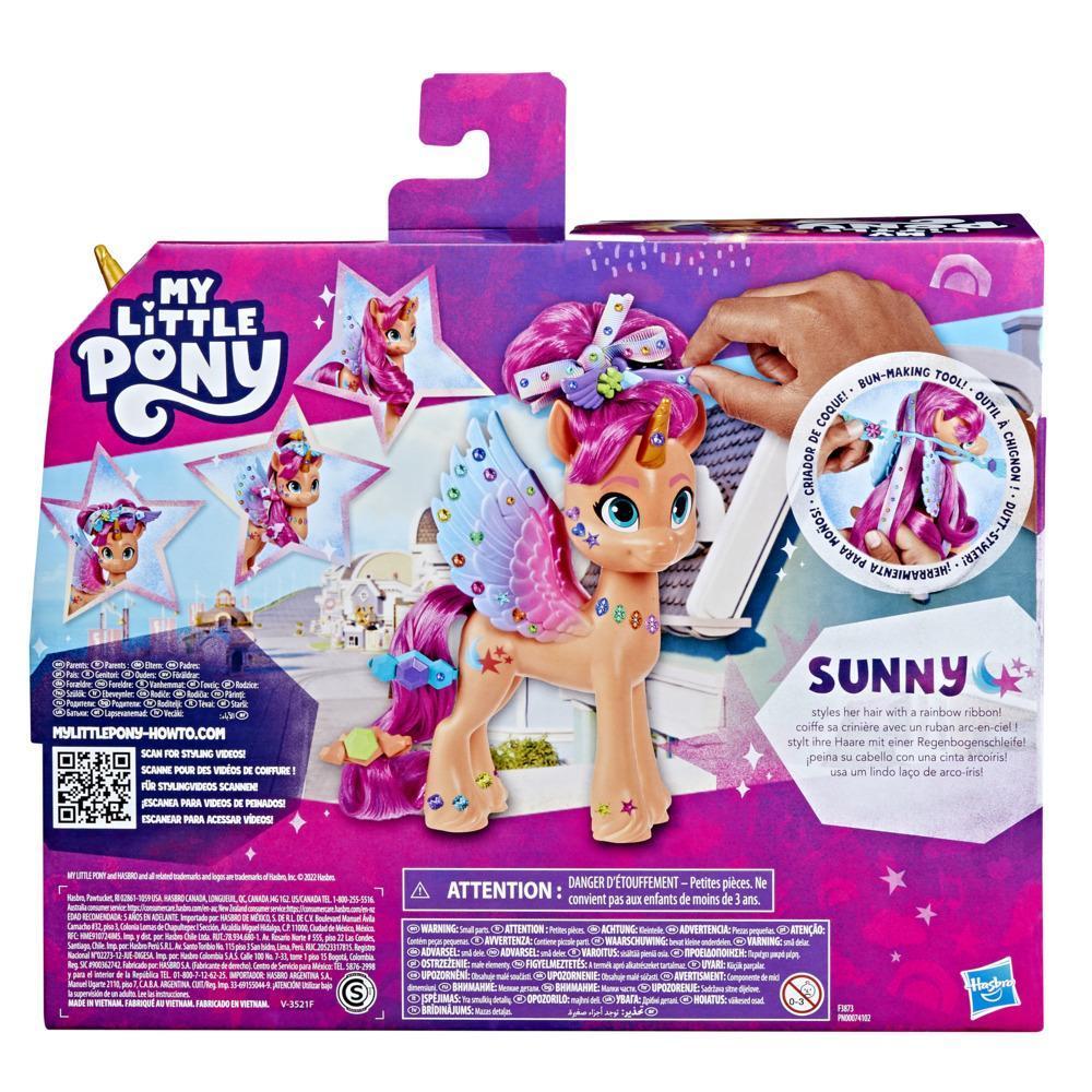 My Little Pony: Make Your Mark Toy Ribbon Hairstyles Sunny Starscout - 6-Inch Pony for Kids and Hair Styling Accessories product thumbnail 1