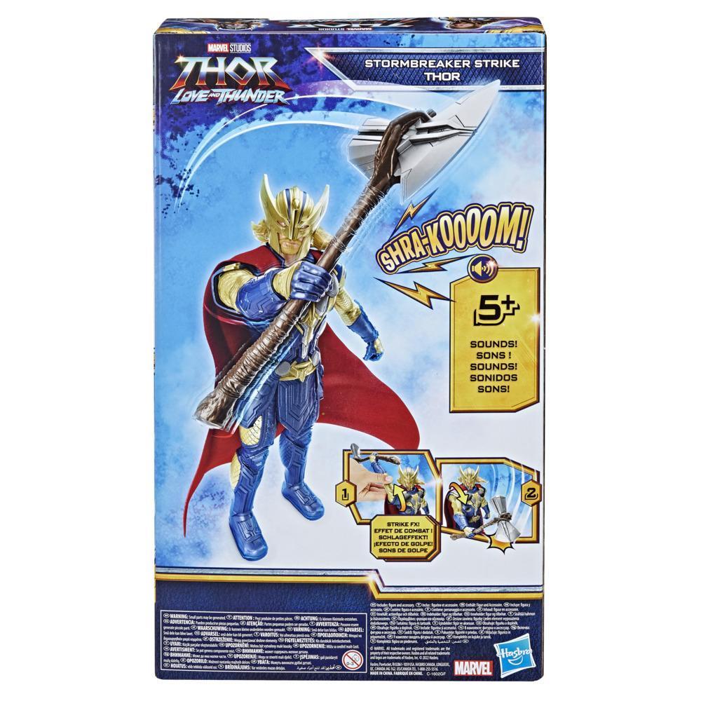 Marvel Studios’ Thor: Love and Thunder Stormbreaker Strike Thor Toy, 12-Inch-Scale Electronic Figure, Kids Ages 4 and Up product thumbnail 1