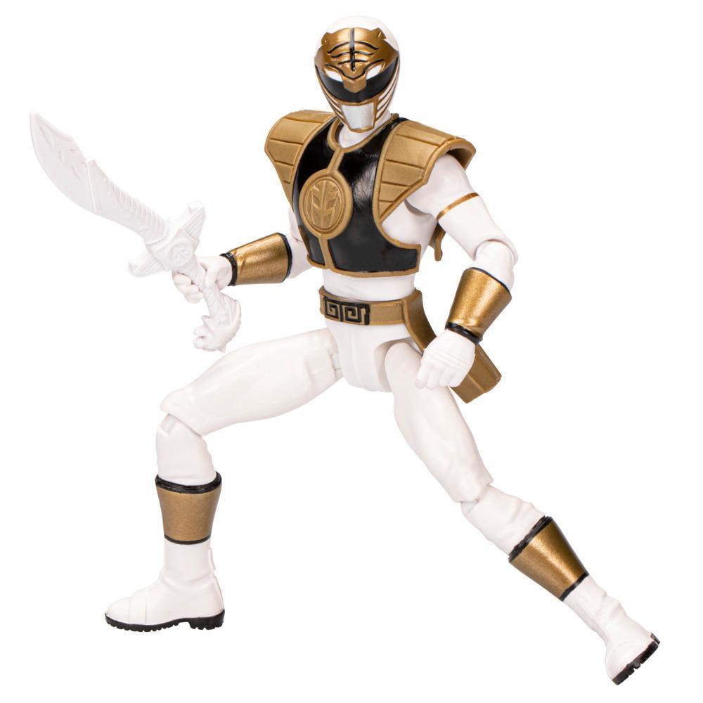 Power Rangers Mighty Morphin White Ranger Action Figure Superhero Toy product thumbnail 1