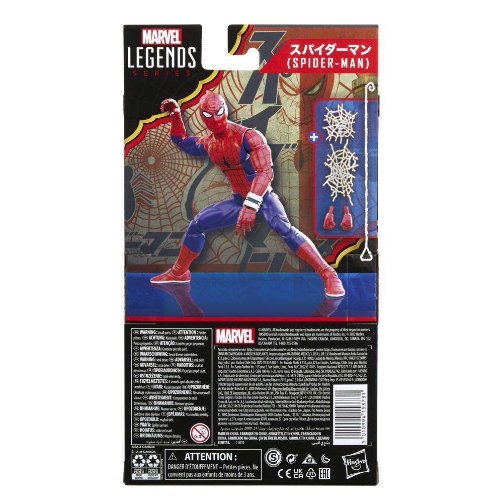 Marvel Legends Series Spider-Man 60th Anniversary Japanese Spider-Man 6-Inch Action Figures, 6 Accessories product thumbnail 1