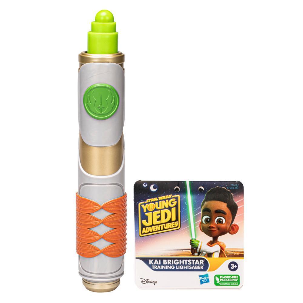 Star Wars Kai Brightstar Green Extendable Lightsaber, Star Wars Toys, Preschool Toys product thumbnail 1