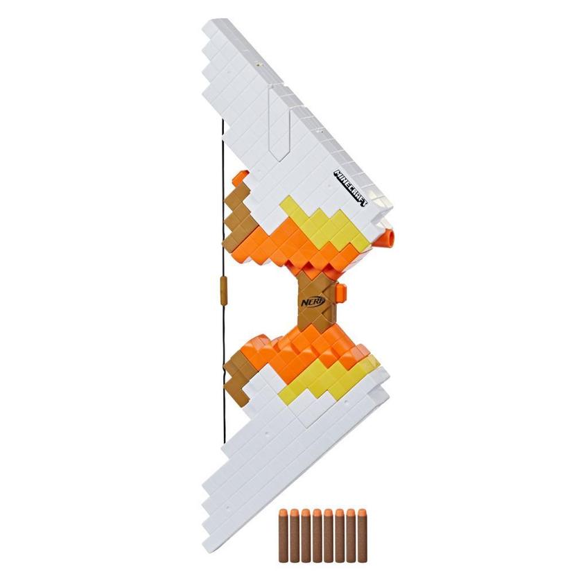 Nerf Minecraft Sabrewing Motorized Bow, Blasts Darts, 8 Nerf Elite Darts, 8-Dart Clip, Inspired by Minecraft Game Bow product image 1