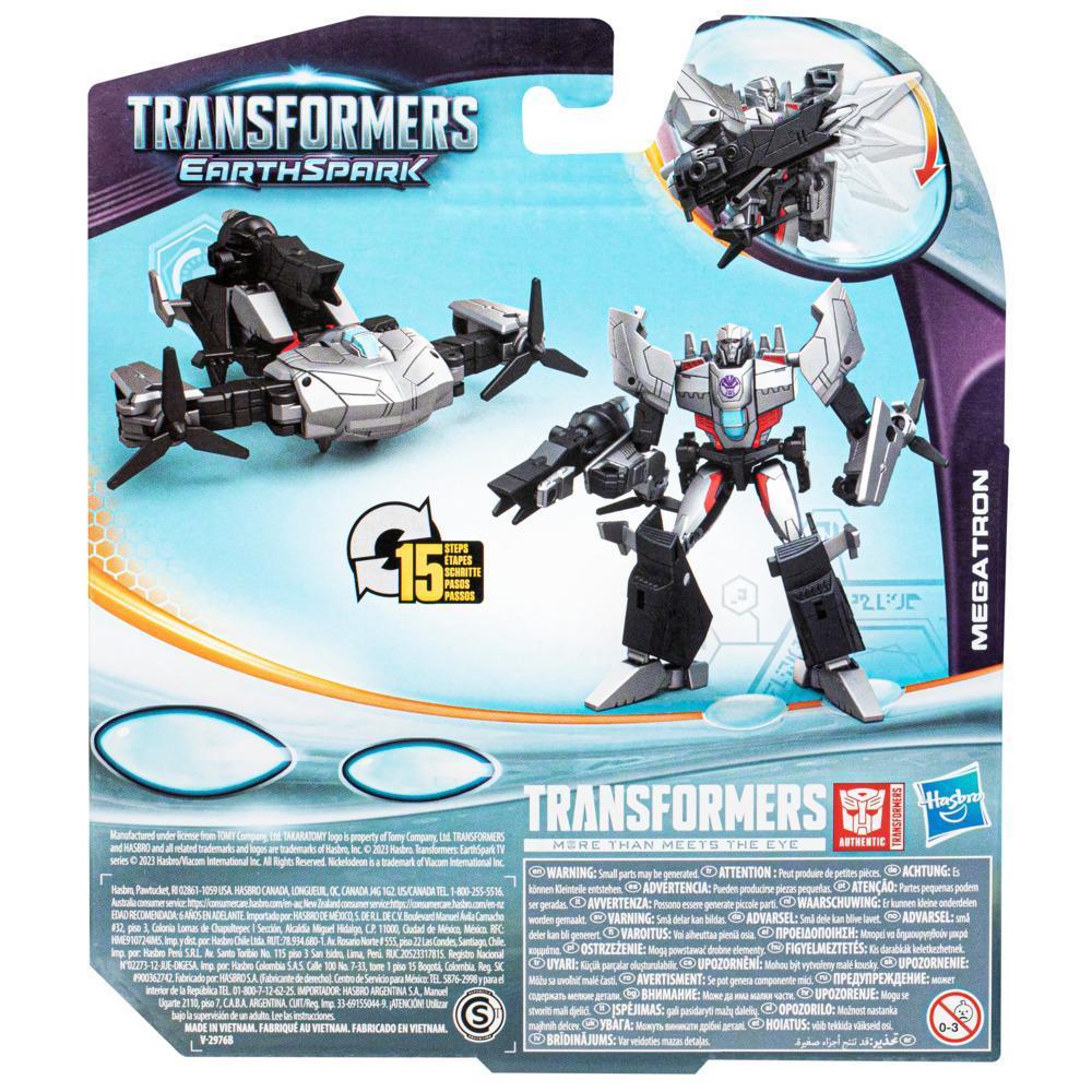 Transformers Toys EarthSpark Warrior Class Megatron Action Figure product thumbnail 1