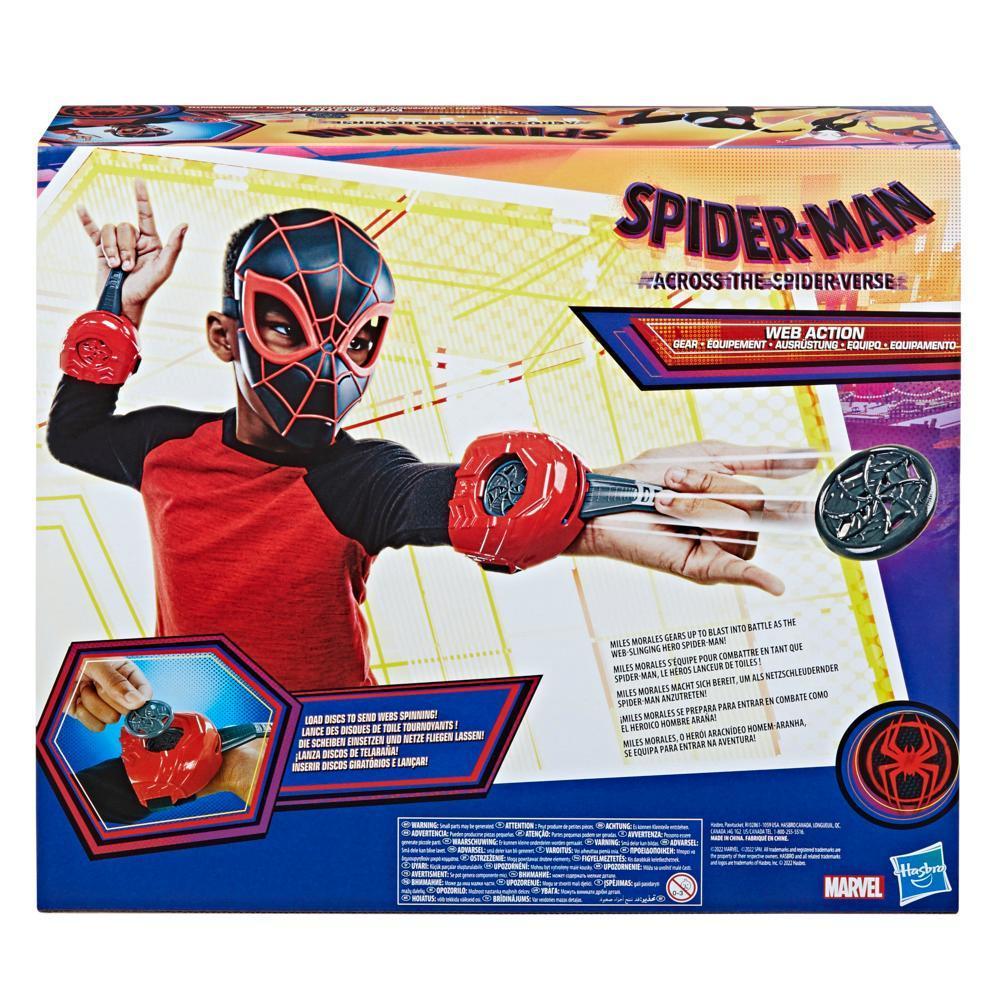 Marvel Spider-Man: Across the Spider-Verse Web Action Gear, Miles Morales Mask and Gauntlets for Kids Ages 5 and Up product thumbnail 1