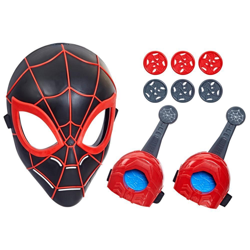 Marvel Spider-Man: Across the Spider-Verse Web Action Gear, Miles Morales Mask and Gauntlets for Kids Ages 5 and Up product thumbnail 1