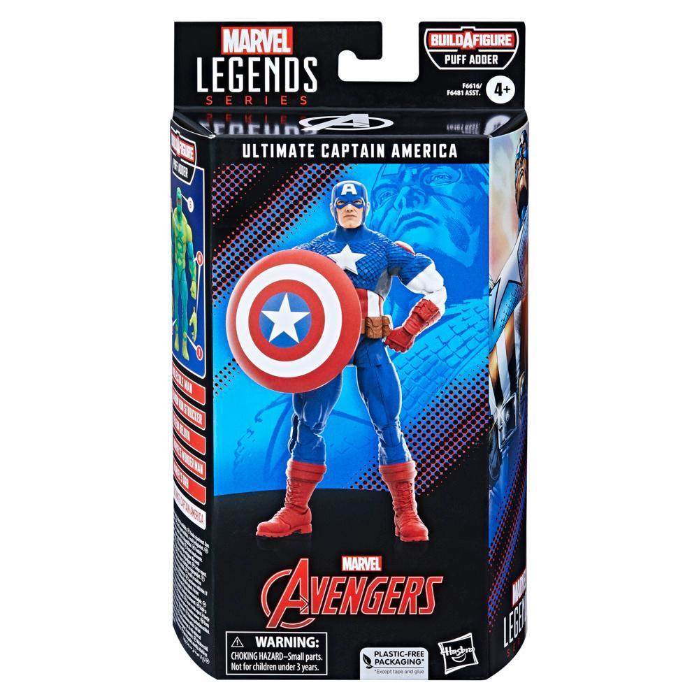 Hasbro Marvel Legends Series: Ultimate Captain America Ultimates, Marvel Classic Comic Action Figure (6”) product thumbnail 1