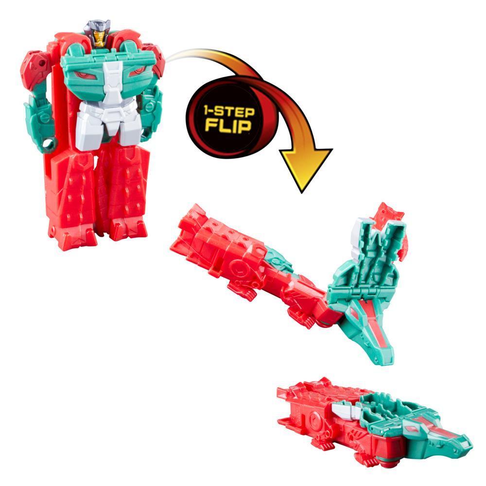 Transformers Toys EarthSpark 1-Step Flip Changer Skullcruncher 4" Action Figure, Ages 6+ product thumbnail 1