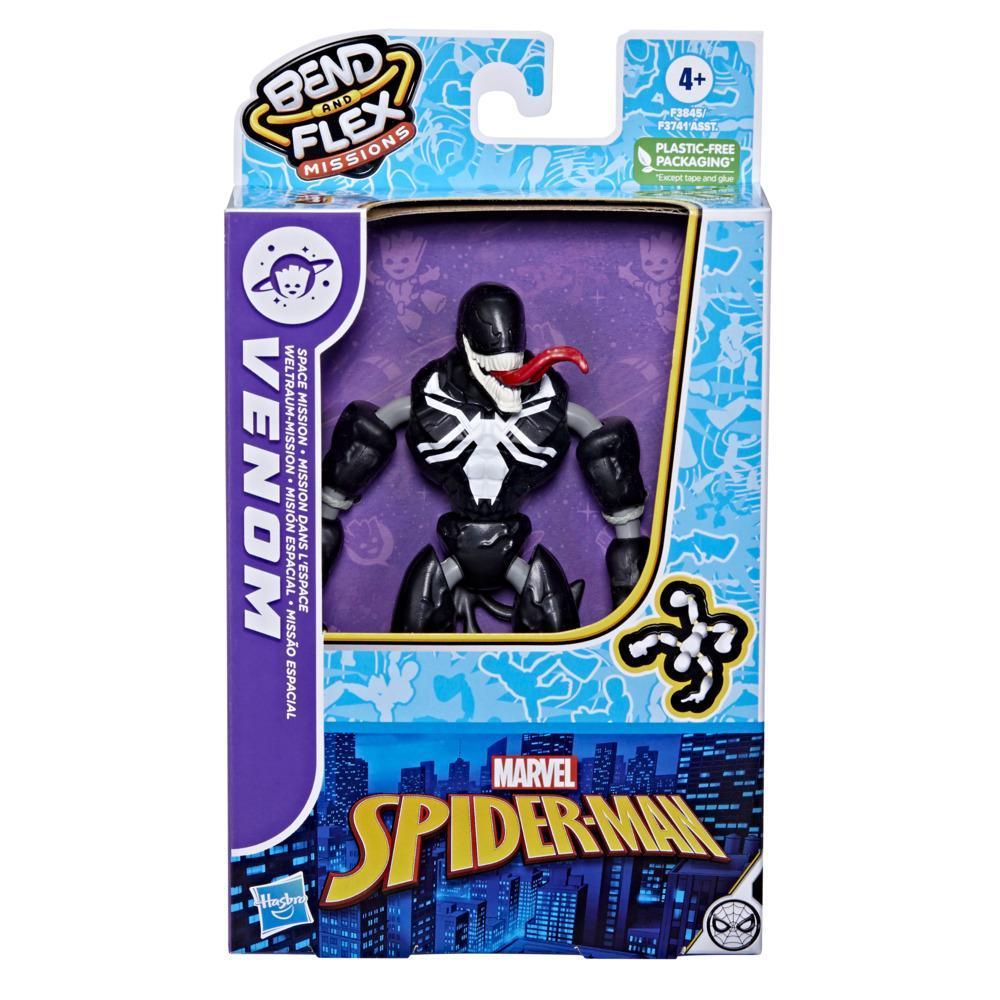 Marvel Spider-Man Bend and Flex Missions Venom Space Mission Figure, 6-Inch-Scale Bendable Toy for Kids Ages 4 and Up product thumbnail 1