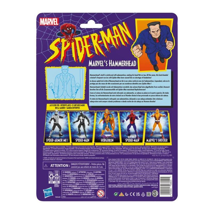 Marvel Legends Series Spider-Man 6-inch Marvel’s Hammerhead Action Figure Toy, Includes 3 Accessories product image 1
