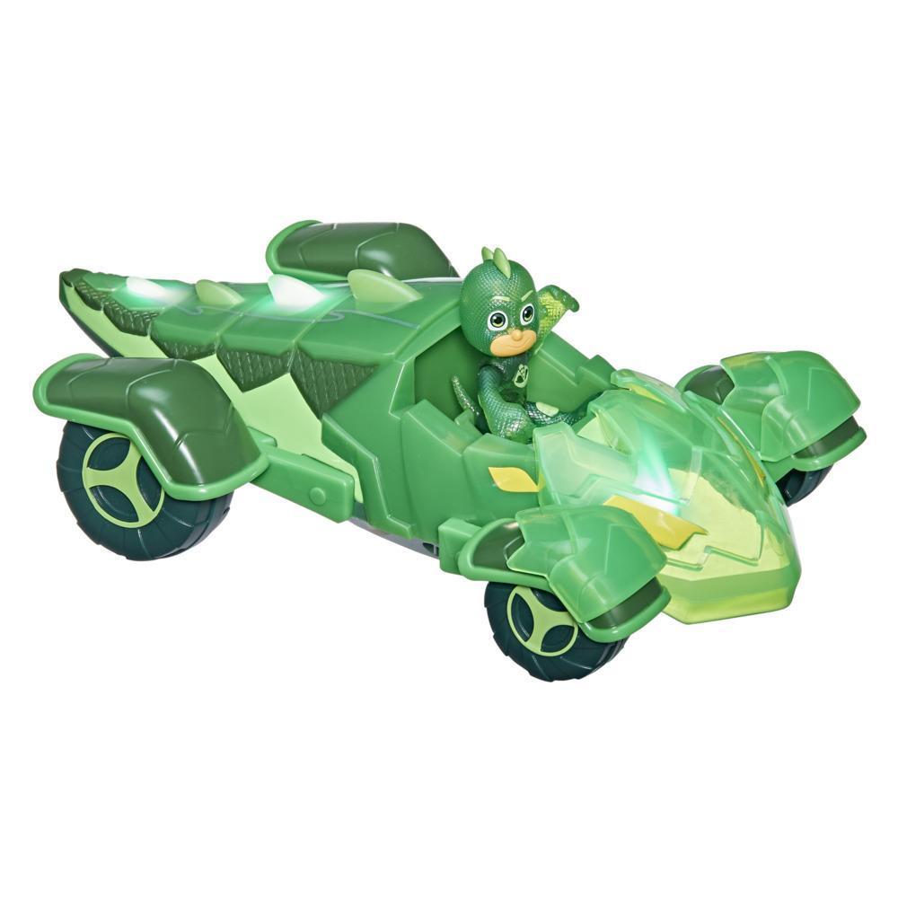 PJ Masks Glow & Go Gekko-Mobile Preschool Toy Vehicle, Light-Up Gekko Car with Gekko Action Figure for Kids Ages 3 and Up product thumbnail 1