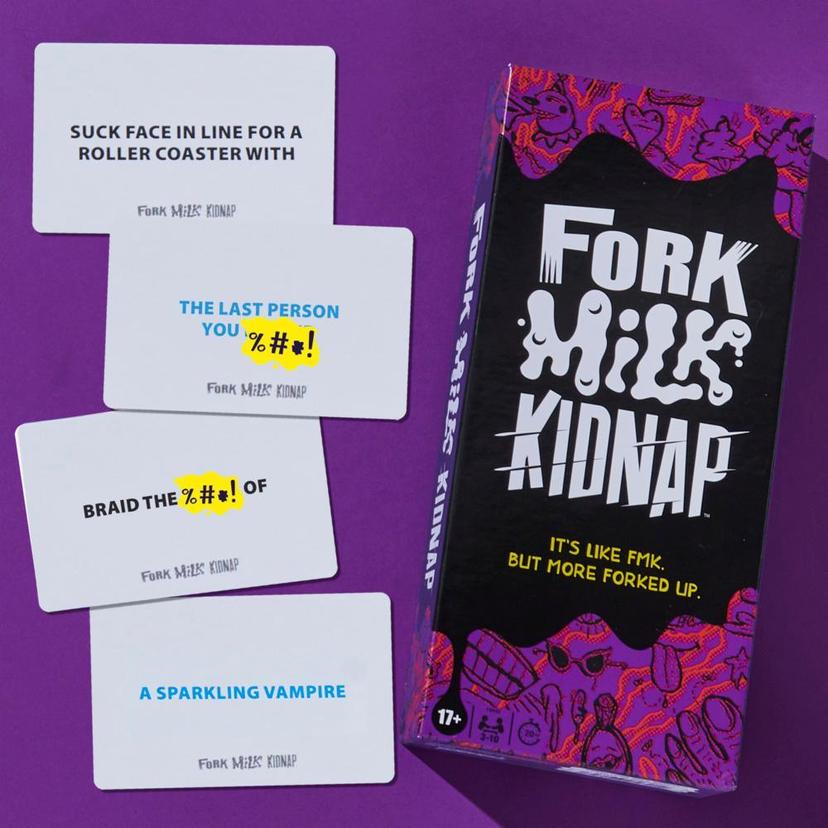 Fork Milk Kidnap Party Game for Adults Only, Hilarious NSFW Adult Card Games for 3 to 10 Players, Ages 17+ product image 1