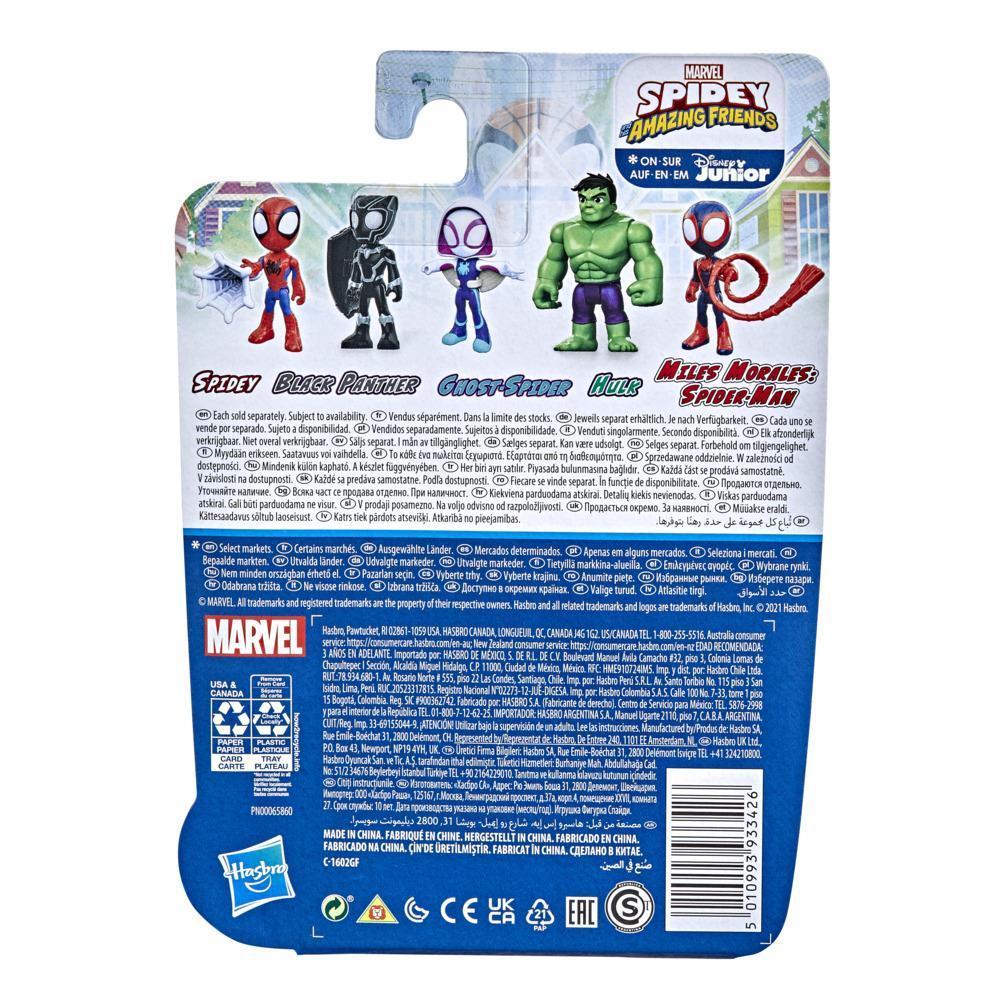 Marvel Spidey and His Amazing Friends Black Panther Hero Figure Toy, Action Figure and 1 Accessory, Kids Ages 3 And Up product thumbnail 1