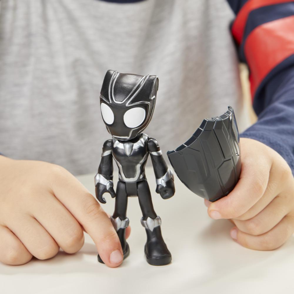 Marvel Spidey and His Amazing Friends Black Panther Hero Figure Toy, Action Figure and 1 Accessory, Kids Ages 3 And Up product thumbnail 1