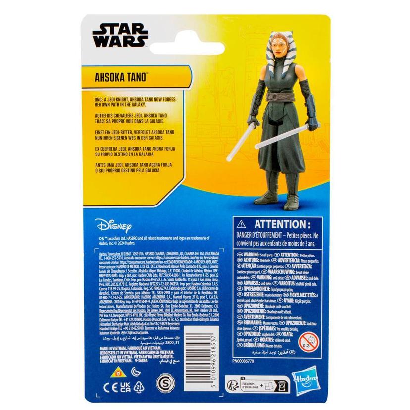 Star Wars Epic Hero Series Ahsoka Tano Action Figure & 2 Accessories (4") product image 1