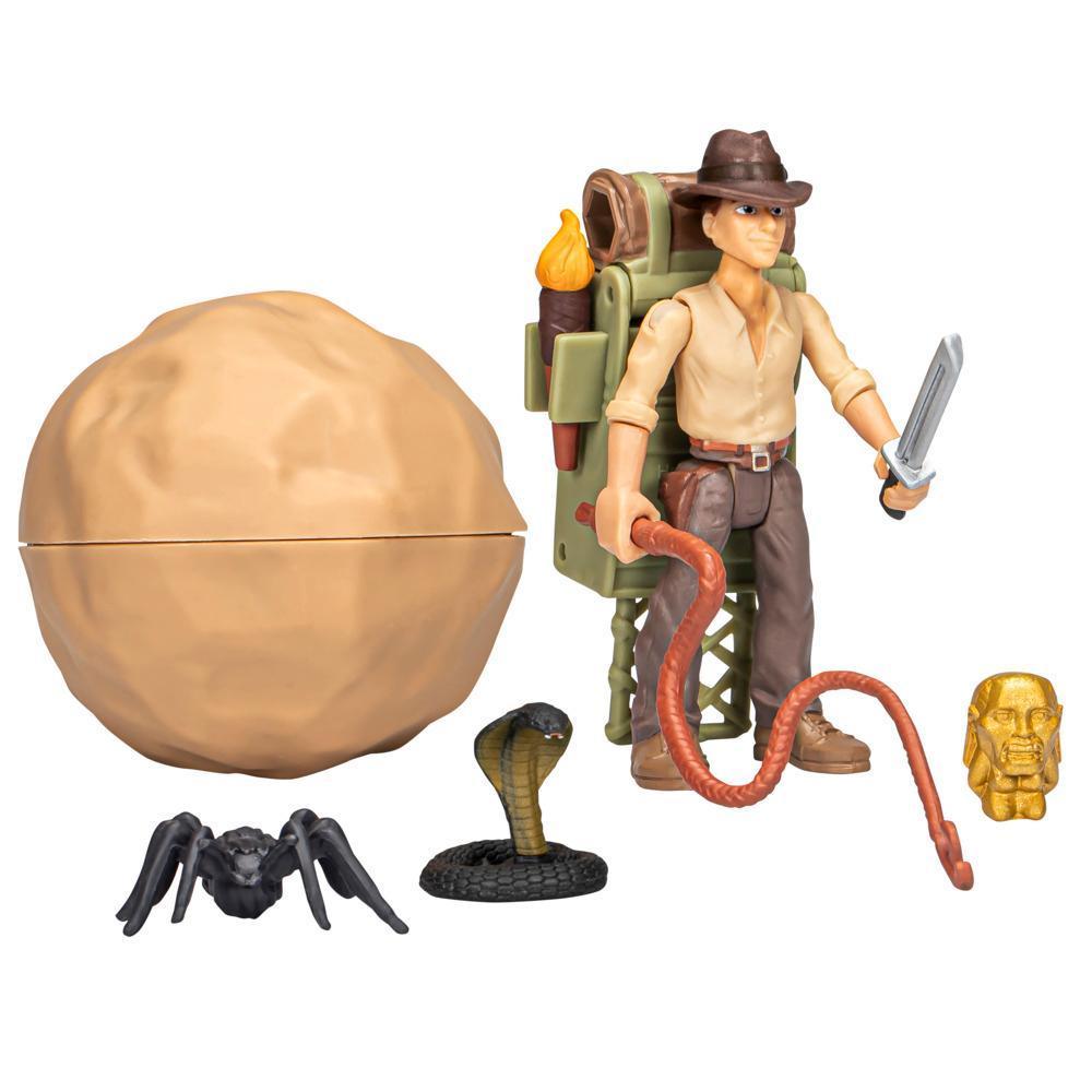 Indiana Jones Worlds of Adventure Indiana Jones with Adventure Backpack Figure (2.5”) product thumbnail 1