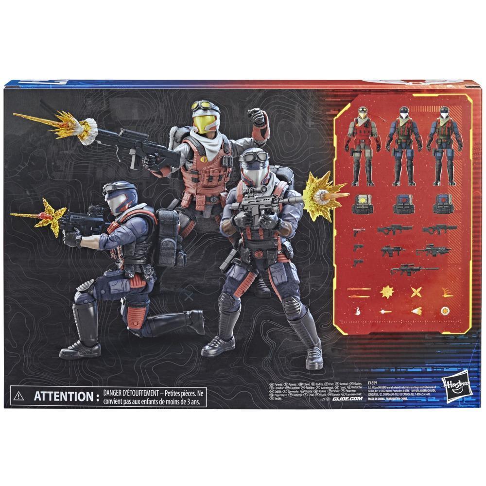 G.I. Joe Classified Series Series Cobra Viper Officer & Vipers Figures 47 Toys, Multiple Accessories, Custom Package Art product thumbnail 1