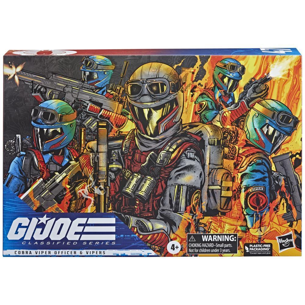 G.I. Joe Classified Series Series Cobra Viper Officer & Vipers Figures 47 Toys, Multiple Accessories, Custom Package Art product thumbnail 1