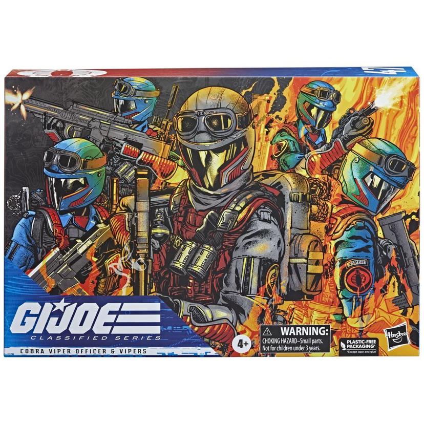 G.I. Joe Classified Series Series Cobra Viper Officer & Vipers Figures 47 Toys, Multiple Accessories, Custom Package Art product image 1