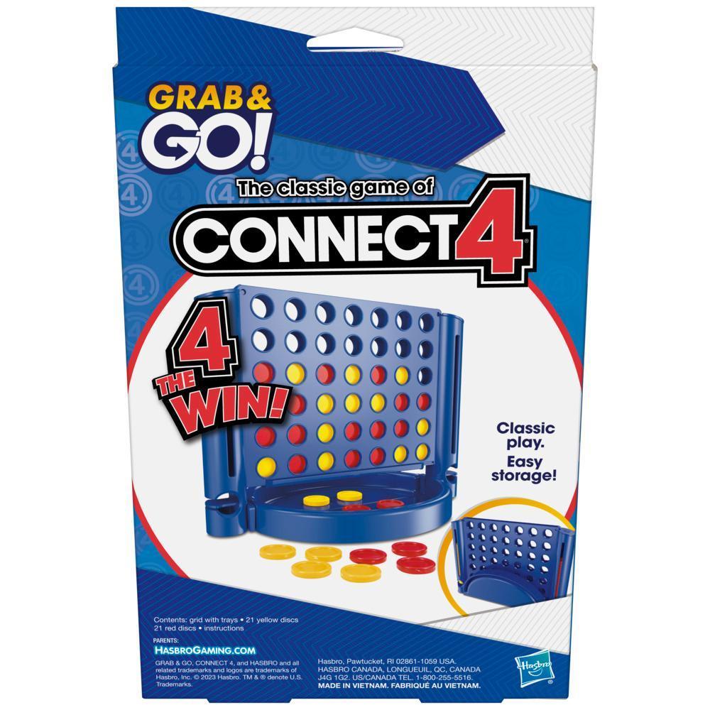 Connect 4 Grab and Go Game for Ages 6 and Up, Portable Game for 2 Players, Travel Game product thumbnail 1