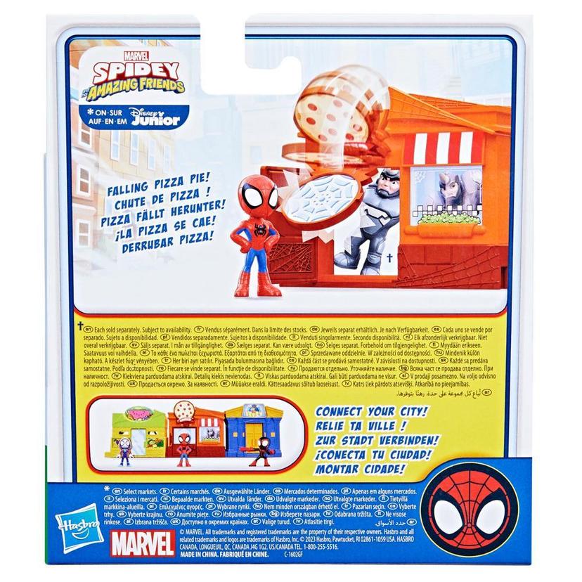 Marvel Spidey and His Amazing Friends City Blocks Spidey Pizza Parlor Kids Playset product image 1