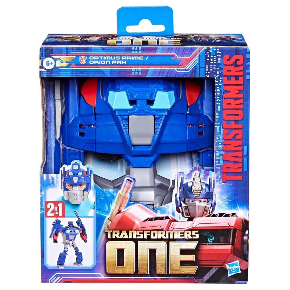 Transformers One 2 in 1 Mask and Optimus Prime (Orion Pax) 9.9" Action Figures for Kids Age 6+ product image 1