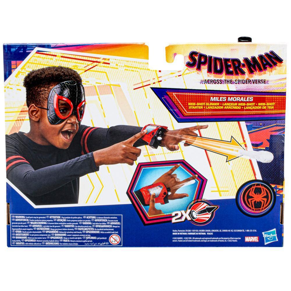 Marvel Spider-Man: Across the Spider-Verse Miles Morales Web-Shot Slinger Mask and Blaster Set for Kids Ages 5 and Up product thumbnail 1