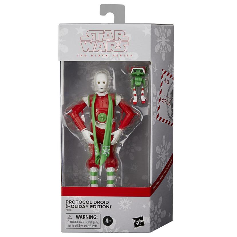 Star Wars The Black Series Protocol Droid (Holiday Edition) and BD Droid Toys, 6-Inch-Scale Holiday-Themed Figures product image 1