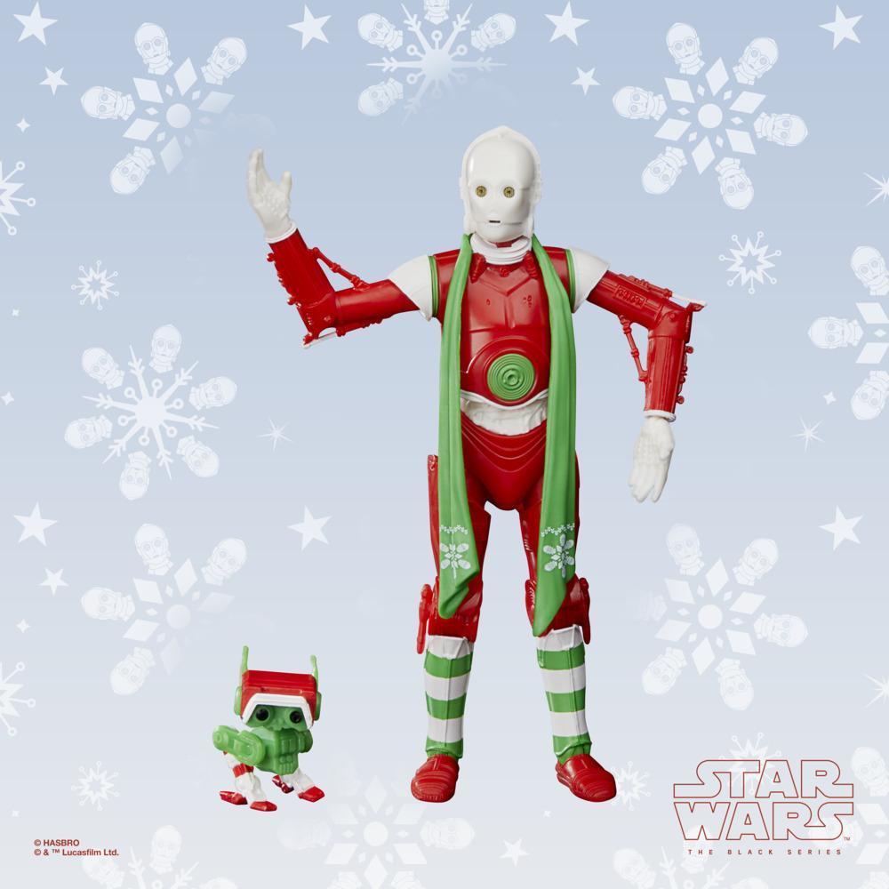 Star Wars The Black Series Protocol Droid (Holiday Edition) and BD Droid Toys, 6-Inch-Scale Holiday-Themed Figures product thumbnail 1