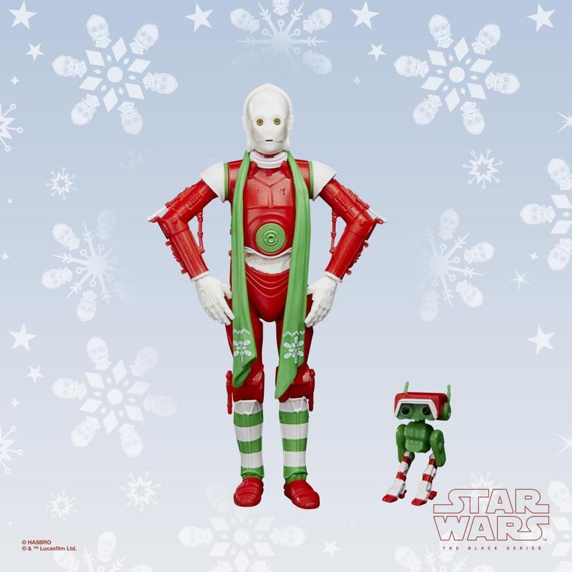 Star Wars The Black Series Protocol Droid (Holiday Edition) and BD Droid Toys, 6-Inch-Scale Holiday-Themed Figures product image 1