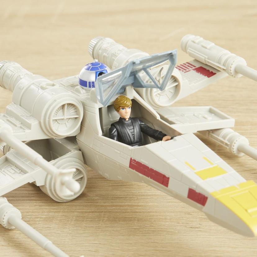 Star Wars Mission Fleet Stellar Class Luke Skywalker X-Wing Fighter Jedi Search & Rescue 2.5-Inch-Scale Figure and Vehicle product image 1