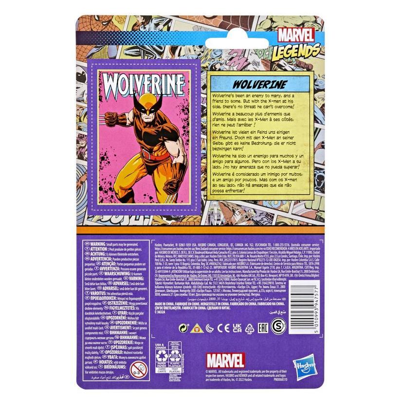 Hasbro Marvel Legends Series 3.75-inch Retro 375 Collection Wolverine Action Figure Toy product image 1